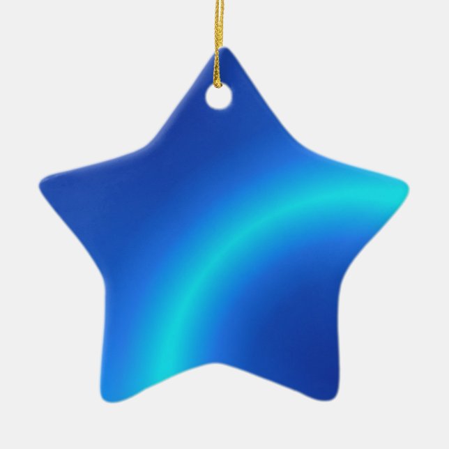Stjärna för Julgran Julgransprydnad Keramik (Framsidan)