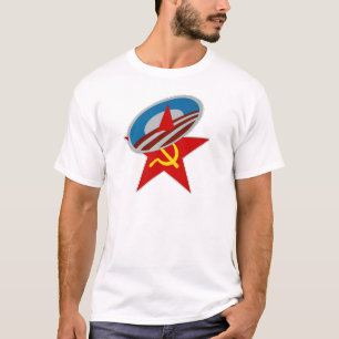Stjärna för Obama symbolsocialist Tee Shirt