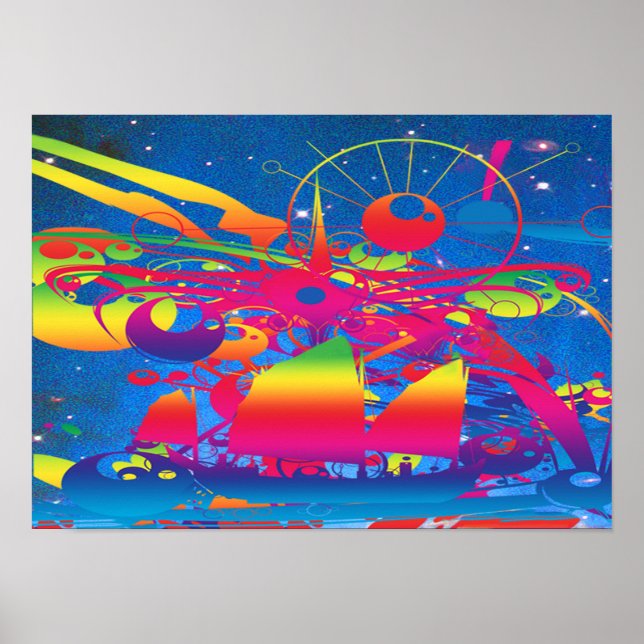 Stjärna Frakt Poster (Framsidan)