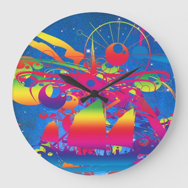 Stjärna Frakt Stor Klocka (Framsida)