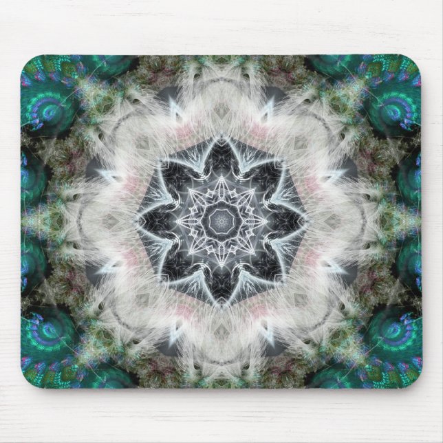 Stjärna: Geometric Fractal Mousepad Musmatta (Framsidan)