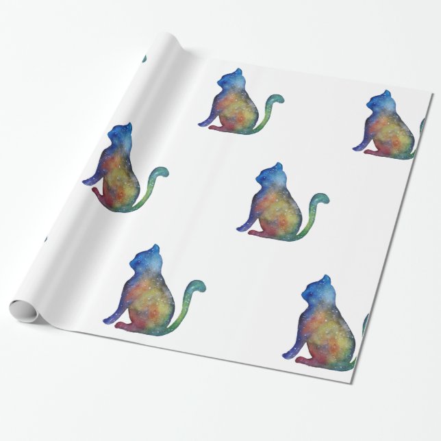 Stjärna - Glossy Wrapping Papper, 30 tum x 6 ft Presentpapper (Utrullad)