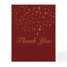 Stjärna-guld - kort - tack