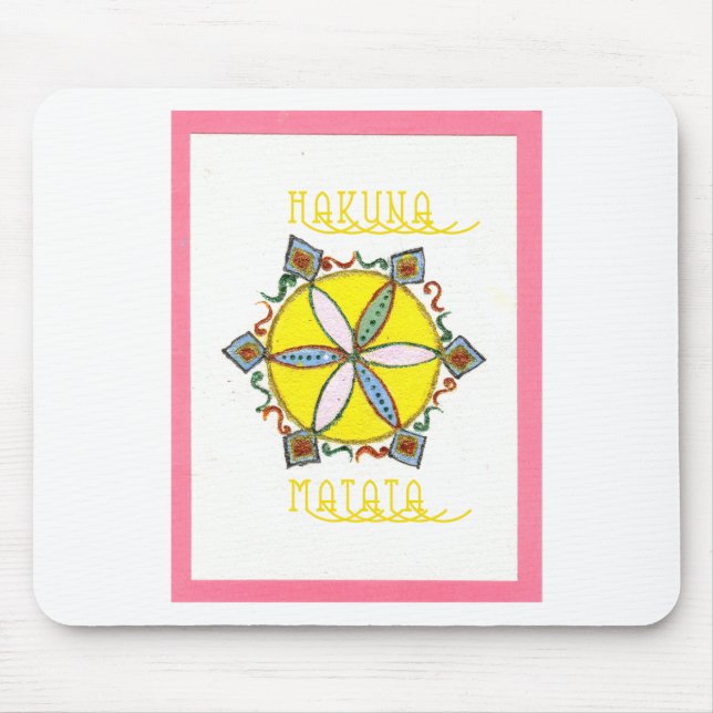 Stjärna i Skapar Hakuna Matata Musmatta (Framsidan)