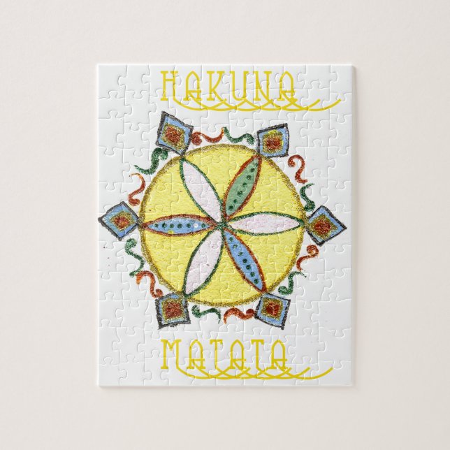 Stjärna i Skapar Hakuna Matata Pussel (Vertikal)
