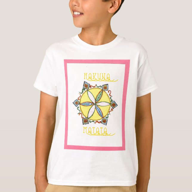 Stjärna i Skapar Hakuna Matata Tee (Framsida)