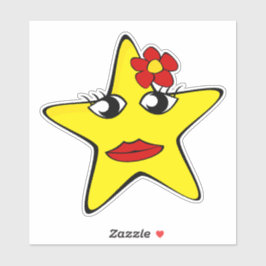 stjärna klistermärken