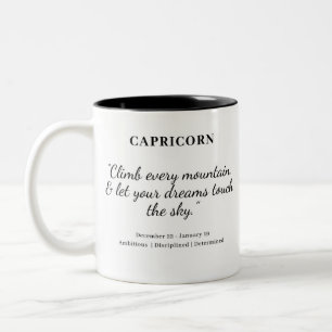 Stjärna kraft: Capricorn Astrology Mugg