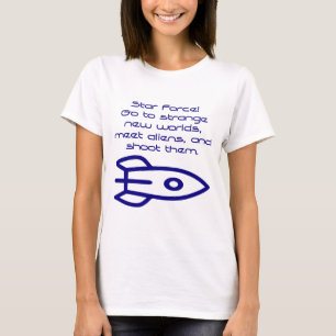 Stjärna kraft - Möt Utomjordingar och stöt T Shirt