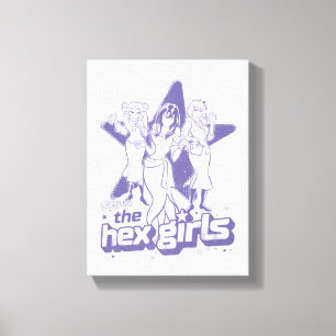 Stjärna-kraften hos Hex Girls Canvastryck