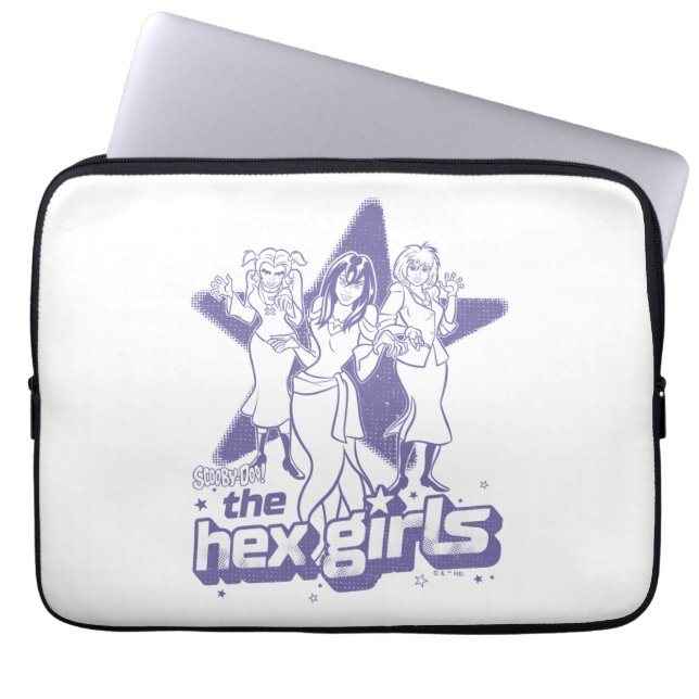 Stjärna-kraften hos Hex Girls Laptop Fodral (Framsidan)