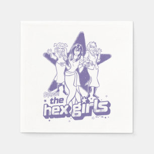 Stjärna-kraften hos Hex Girls Pappersservett