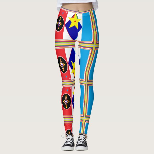 stjärna leggings (Framsida)