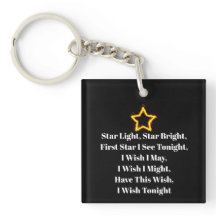 Stjärna ljus stjärna Bright Acrylic Keychain
