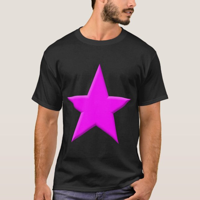 Stjärna - Magenta T-shirt (Framsida)
