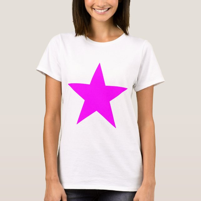 Stjärna Magentan MUSEUM Zazzle-gåvor Tee Shirt (Framsida)