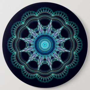 Stjärna mandala knapp