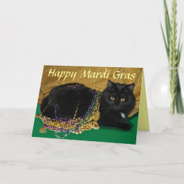 Stjärna Mardi Gras kort