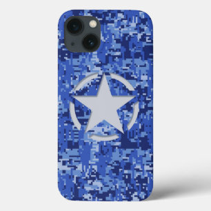 Stjärna Märkrn Decal Navy Blue Camo