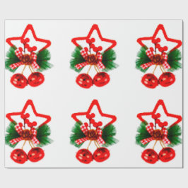 Stjärna med Papper radbrytning Presentpapper