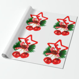 Stjärna med Papper radbrytning Presentpapper