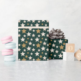 Stjärna Mönster Elegant Classy Wrapping Papper Presentpapper