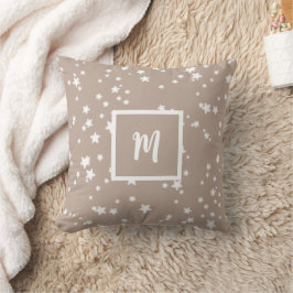 Stjärna mönster monogramkudde kudde