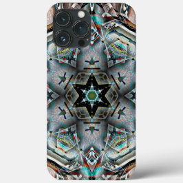 Stjärna och hexagonkalejdoskop med lätt struktur