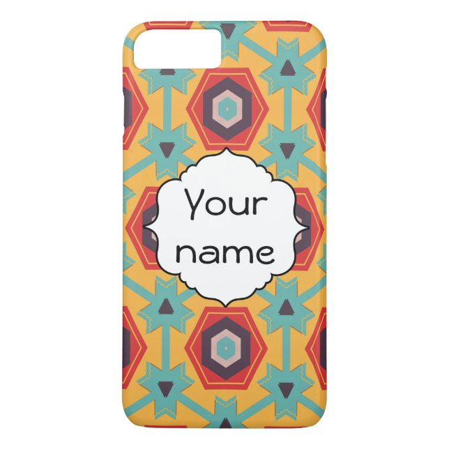 Stjärna- och honungskakamönster Case-Mate iPhone skal (Baksida)