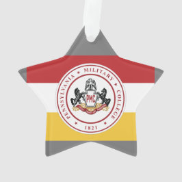 * Stjärna Ornament med PMC-Flagga logotyp