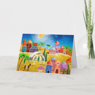 Stjärna över Bethlehem x-mas kort