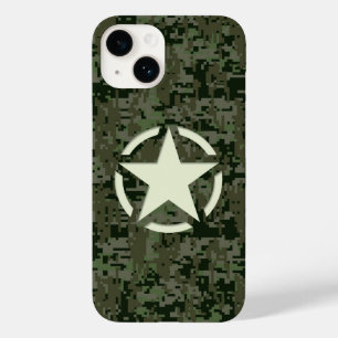 Stjärna på djupt Skogen Camo Background