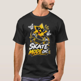 Stjärna — Skridsko-läge på T Shirt