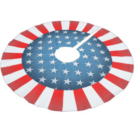 Stjärna-Spangled stil Julgransmatta Borstad Polyester