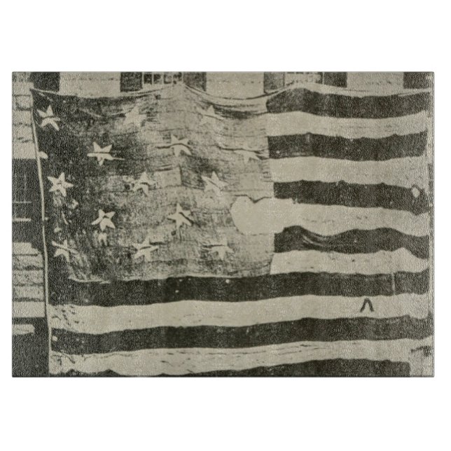 Stjärna-spridd banderoll: amerikansk Flagga på Vis (Framsidan)