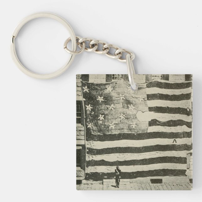 Stjärna-spridd banderoll: amerikansk Flagga på Vis (Framsidan)