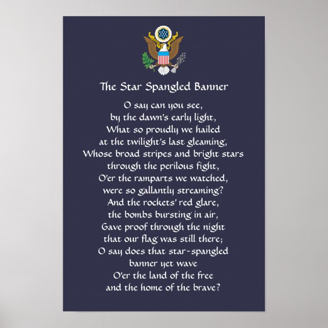 Stjärna-spridd banderoll Poster (Framsidan)