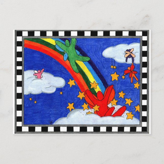 Stjärna Sprinkles vykort (Framsida)