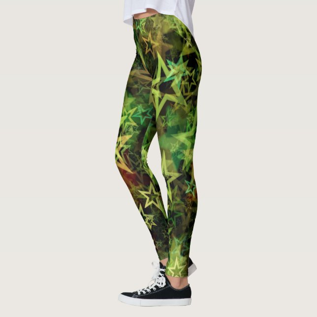Stjärna-studierad Leggings (Vänster)