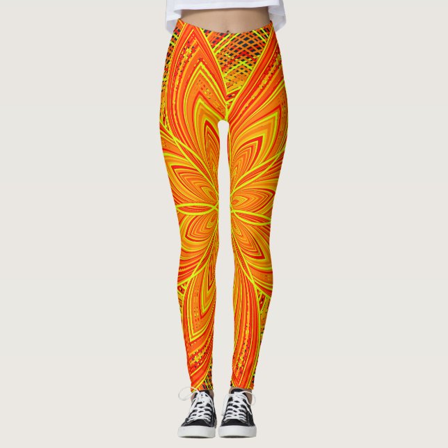 Stjärnabristningsdamasker Leggings (Framsida)