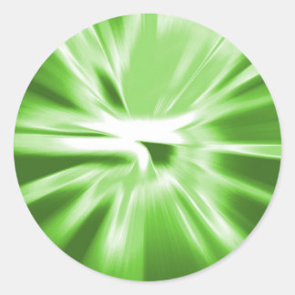 StjärnaBurst - coola Runt Klistermärke