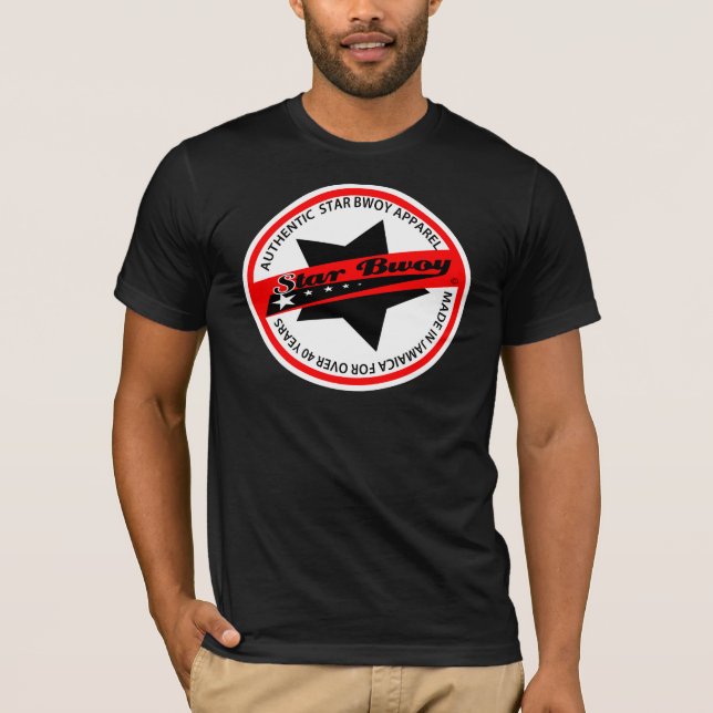 StjärnaBwoy t skjorta Tee (Framsida)