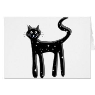 Stjärnakatt Hälsningskort