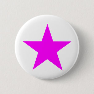 Stjärnamagenta de MUSEUMZazzle gåvorna Knapp