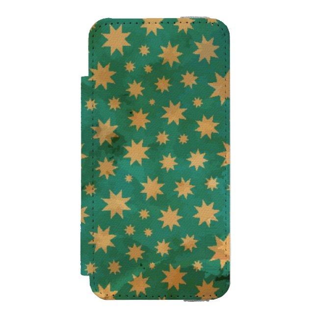 Stjärnamönster Incipio iPhone Wallet Skal (Folio Framsidan)
