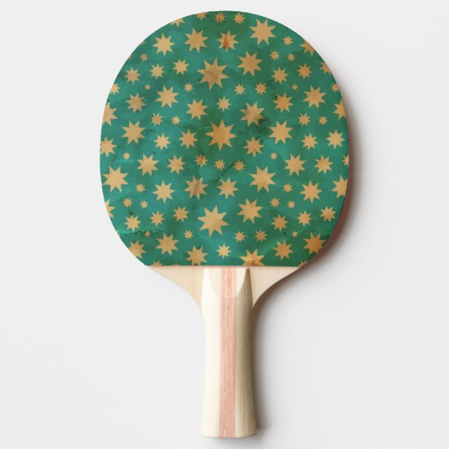 Stjärnamönster Pingisracket (Framsidan)