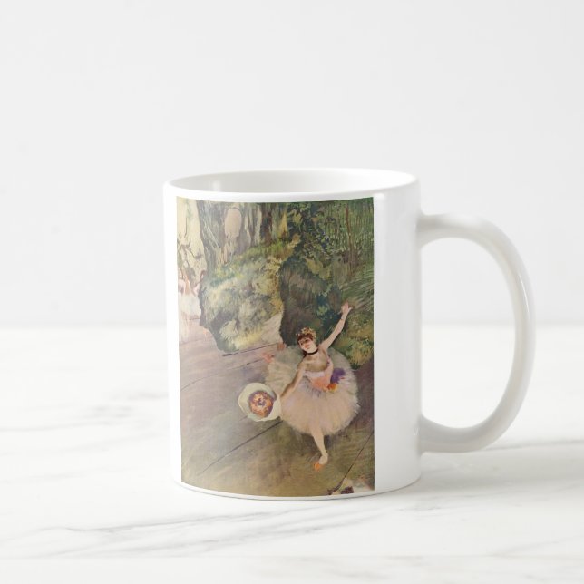 Stjärnan av baletten av Edgar Degas Kaffemugg (Höger)