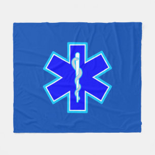Stjärnan av den paramedicinska nöd- fleecefilt