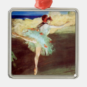Stjärnan: Dansare pekar på Degas by Julgransprydnad Metall