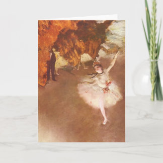 Stjärnan (den Prima ballerinaen) vid Edgar Degas Kort